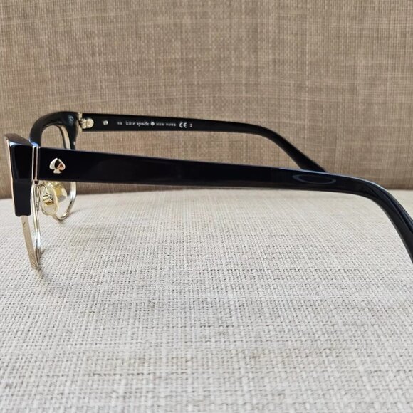Kate Spade New York Women Glasses/Eyeglasses Frame Black/Gold SHIRA/S 55[]16 135 - Picture 9 of 13